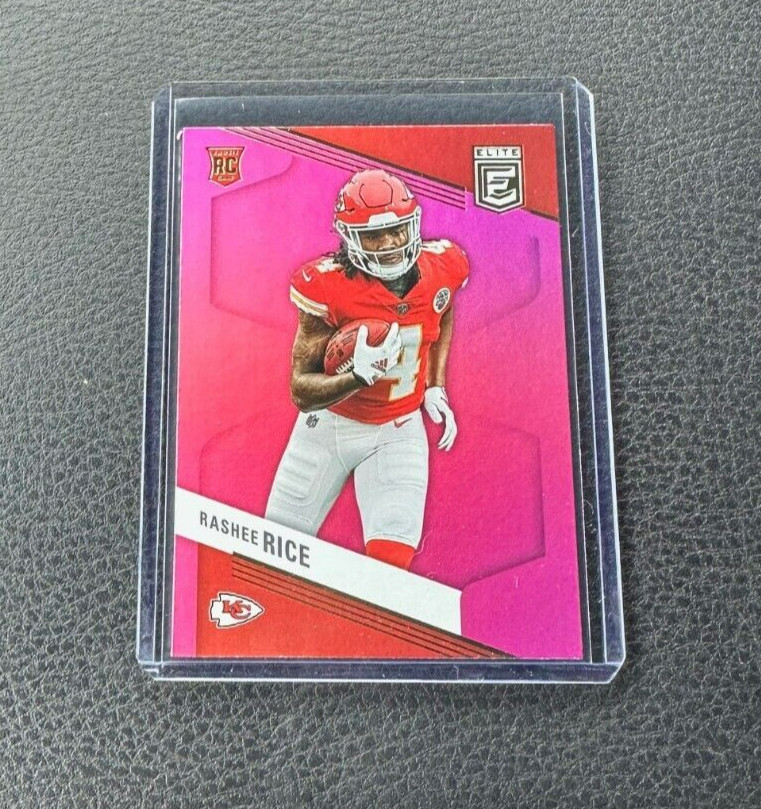 2023 Panini Donruss Elite Rashee Rice Rookie Pink Parallel