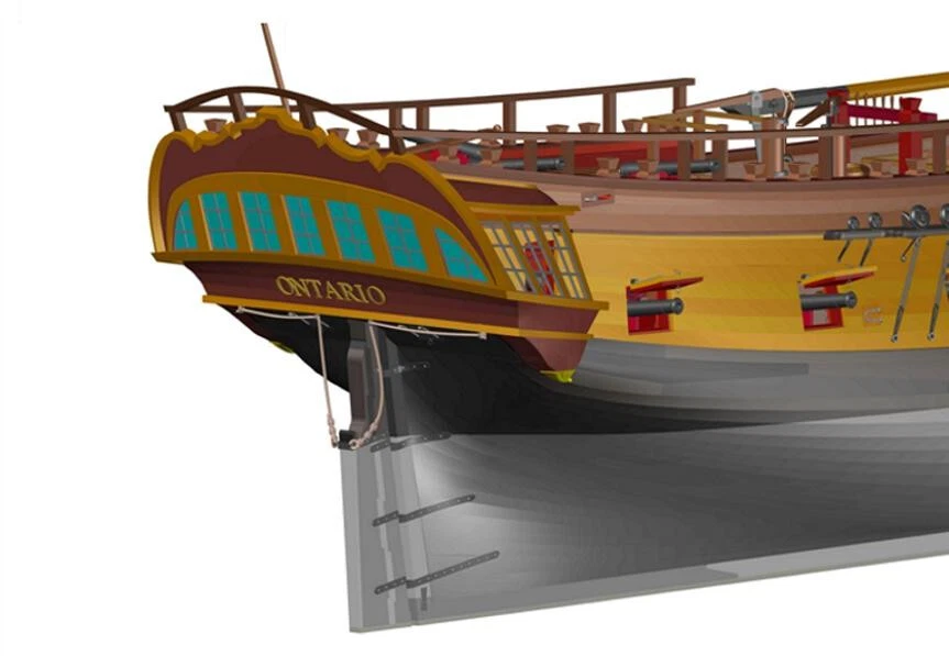 MarisStella Ltd Art. 991,1 - Ontario 3D Mold Stern - scala 1:48 - Immagine 3 di 3