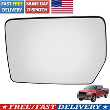 Rear View Mirror Glass For Ford F-150 2004~2010 Truck Pickup Left Driver Side LH