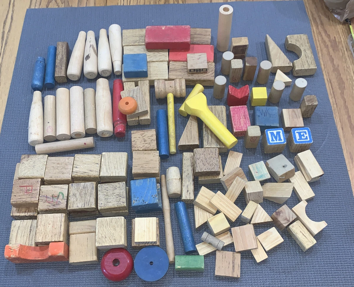 Wooden block best sale shapes