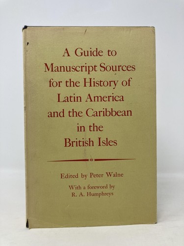 Guide to Manuscript Sources for the History of Latin America 1st Ed VG HC 1973 - Bild 1 von 8