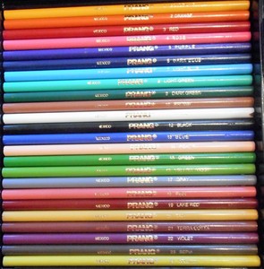 Prang Colored Pencils - Numbers 1- 24 - New - Unsharpened - Loose - No