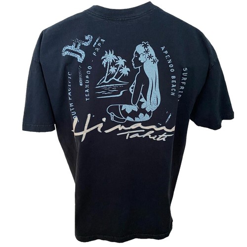 Hinano Classic Logo Blue Two Sided T-shirt- Front & Back Print