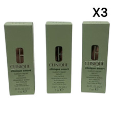 3 pc lot Clinique Smart Custom Repair Serum ALL SKIN TYPES .24 oz Each Travel