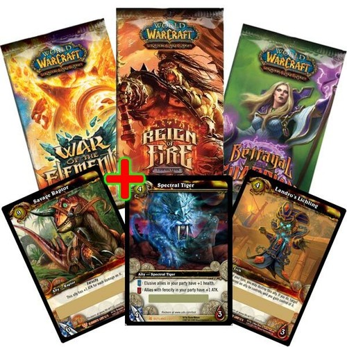 Warcraft Booster + exra loot edition (Spectral Tiger, Feldrake, El