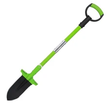 Trench Shovel for Digging Round Pointed Digging Shovel D-Shaped Handle Root Gard