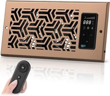 AITECAC 4” x 10” Exhaust Fan Thermostat Control LCD Quiet Register Booster Fan