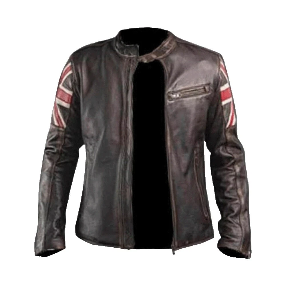 Chaquetas de cuero, abrigos y capas Brown disfraces para hombres