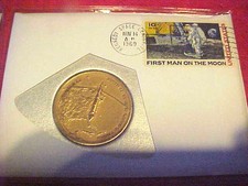 1969 #E-19 99 AZIENDA PRIMO GIORNO PRIMA EMISSIONE 39mm BRONZO RITORNO SULLA LUNA 12000