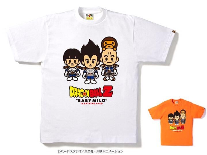 A BATHING APE x DRAGON BALL Z Collaboration T-shirt Size M A BATHING APE x DRAGON BALL Z Collaboration T-shirt Size M