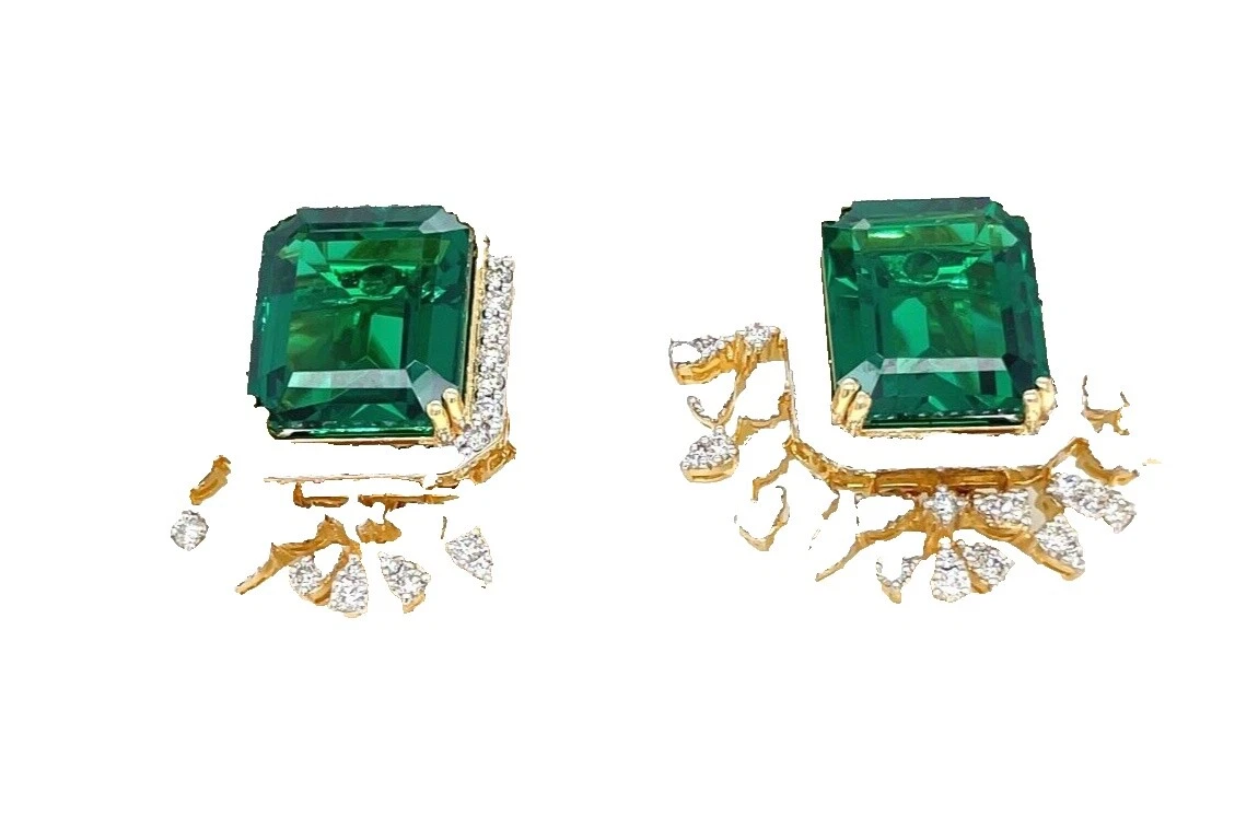 Pendientes de Moda occidental de piedra natural