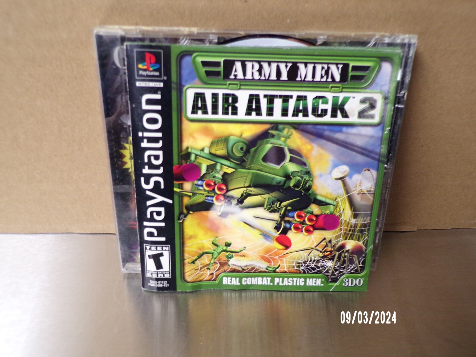 Army Men Air Attack 2 - Playstation PS1 / VG+ DISC