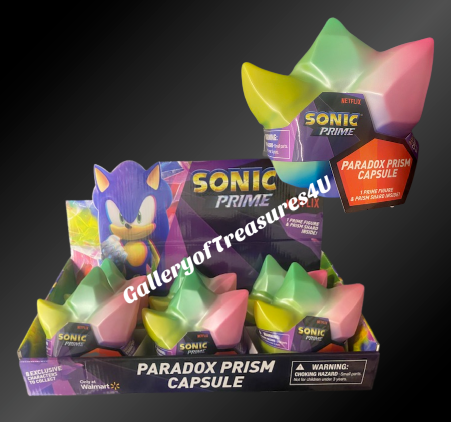 Sonic The Hedgehog Prime Paradox Prizm Capsule Mystery Pack [1 RANDOM  Figure & Prism Shard]