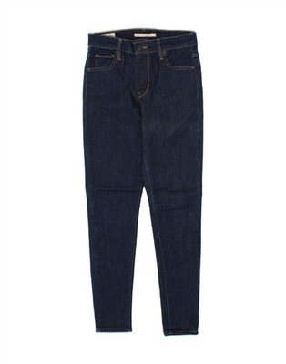 Levi's Damen 720 High Rise Skinny Jeans W26 L28 dunkelblau Baumwolle FG18
