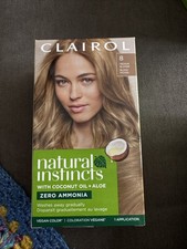 Clairol Natural Instincts Demi-Permanent Hair Dye 8 Medium Blonde Hair Color New