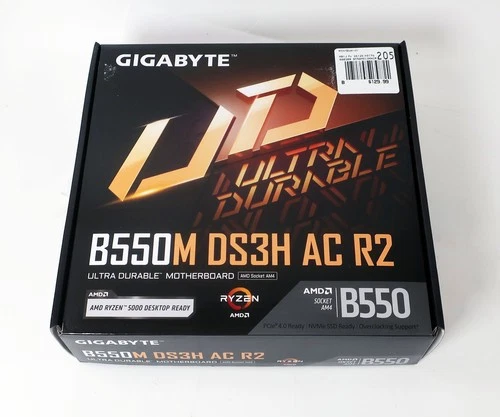 NEW Gigabyte B550M DS3H AC R2 Motherboard AMD AM4 Socket microATX DDR4 WiFi