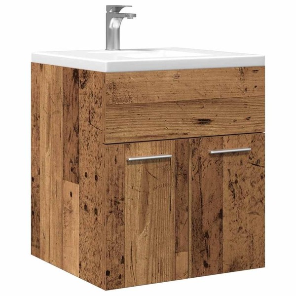 Waschbeckenschrank Altholz-Optik 41X38,5X46 Holzwerkstoff-image