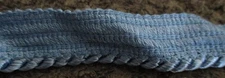 3.75 Yds. Continuous Sm. Baby Boy Blue Twist Cord Rope Trim w/Lip Pipping Trim