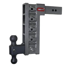 Gen-Y Hitch Mega Duty 12" Drop 2.5" Shank Receiver 21K 3K TW w/ Versa-Ball Mount