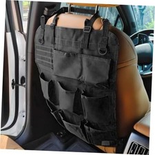 Car Backseat Organizer, Waterproof Oxford Automotive Seat Back Protector Black