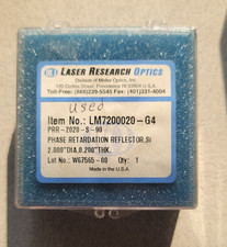 Used Laser Research Optics LM7200020-G4 Phase Retardation Reflector,SI
