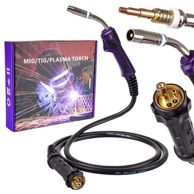 MIG/MAG-Schweißbrenner 4M Typ Binzel MB25 Euro-Steckdose, Gelenk