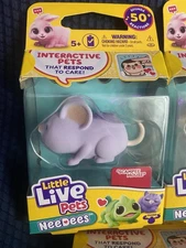 Little Live Pets NeeDees, SCAMPEE MOUSE  Interactive Toy New/Unopened. NEW