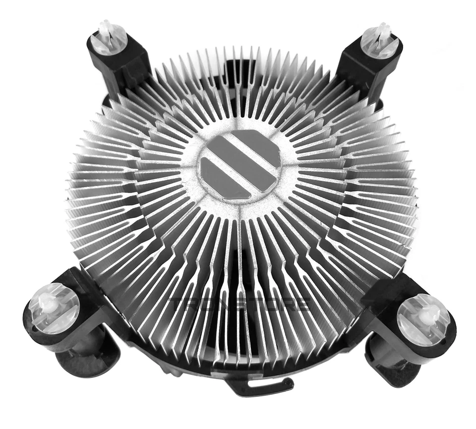 CPU Cooler Aluminum Heatsink 4-Pin PWM 92mm Fan Pre-Applied Thermal Paste for... - Image 4 of 4