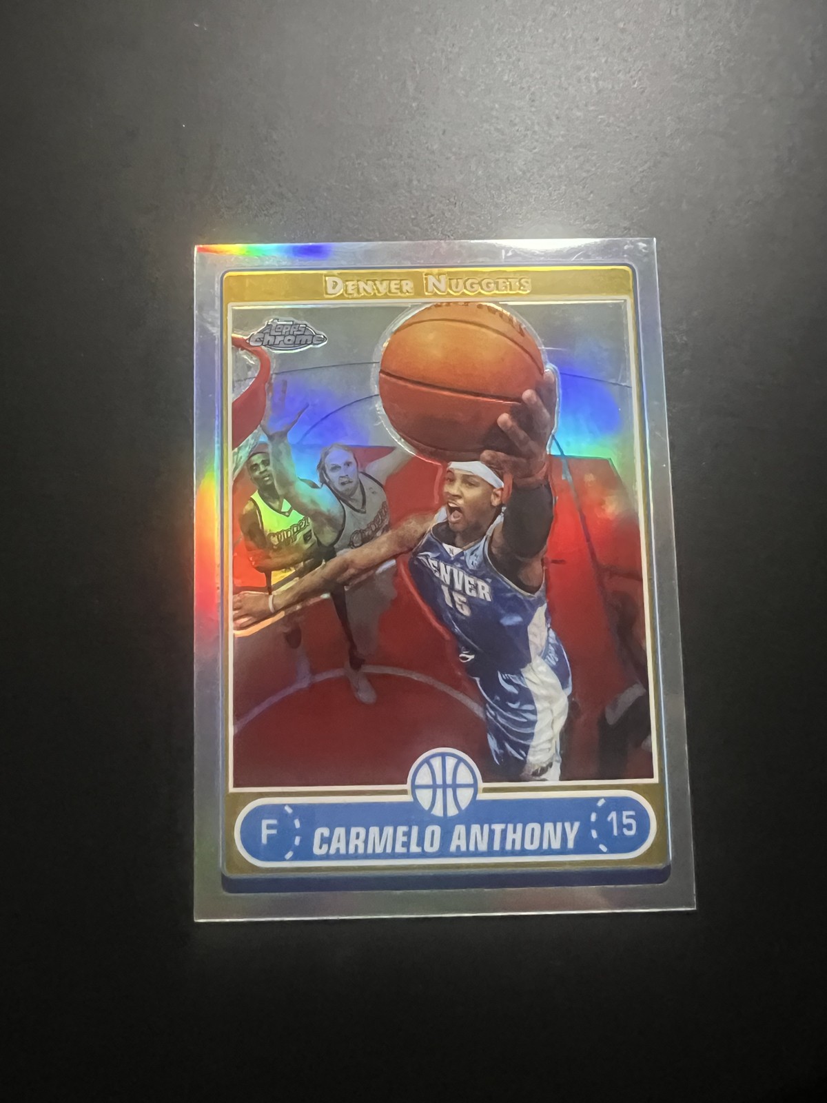 2006-07 Topps Chrome - Carmelo Anthony #106 Refractor