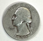 1952-S Washington Quarter - Free Shipping