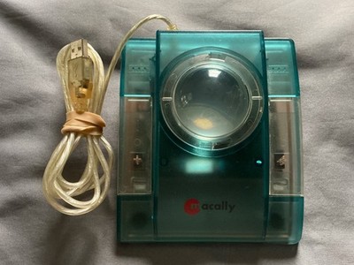 Macally USB Trackball for Macintosh Mouse Bondi Blue Exc 2 Button Wired Mac