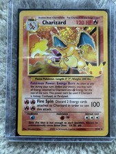 Pok mon TCG Charizard 25th Celebrations Holo Rare Card 4/102