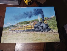 Denver and Rio Grande Western Railroad:Canvas Art By Coker 2005 Ho-Hon3-S-Sn3