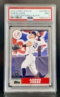 2022 Topps Aaron Judge #87TBU32 1987 Topps Baseball-Black /299 PSA 9 Mint Pop 8!