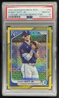 2024 Bowman Mega Box Bobby Witt Jr. Mojo Yellow Refractor #/75 Royals PSA 10