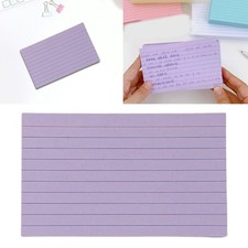 Colorful Note Paper 3x5Inch Wide Lined Study Card Note Card Pocket Notecards