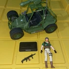 GI Joe AWE Striker Vehicle + 3.75 Crankcase Action Figure 2020 Retro Jeep Hasbro