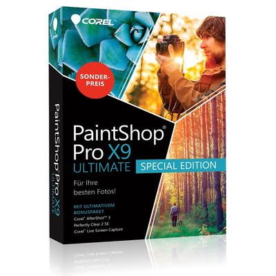 COREL PaintShop Pro X9 Ultimate Spezial Edition, Dauerlizenz, Download