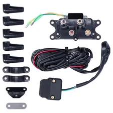 12V 250A Winch Solenoid Relay Contactor Switch Mounting Bracket Kit For ATV UTV