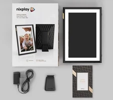 OPEN- Nixplay 10.1" Touch Screen SMART PHOTO FRAME BLK Classic Mat Wi-Fi HD W10P