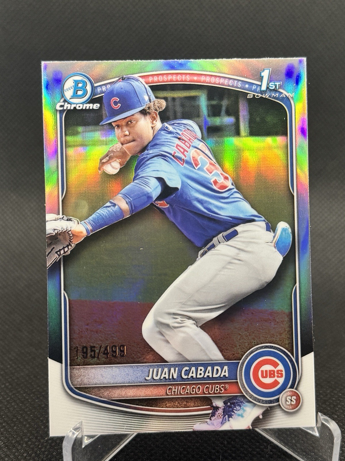 2025 Bowman Chrome #BCP-207 Juan Cabada 1st Bowman Refractor /499