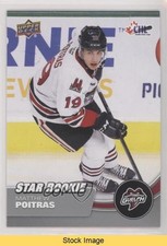 2021-22 Upper Deck CHL Star Rookie Matthew Poitras #377 READ 0e3