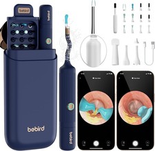 BEBIRD Earsight Plus Ear Wax Removal Tool Camera with HD Visual Blue