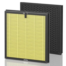 HEPA Filters for AP303 AP304 Air Purifiers, 2 Pack, 3-Stage Filtration