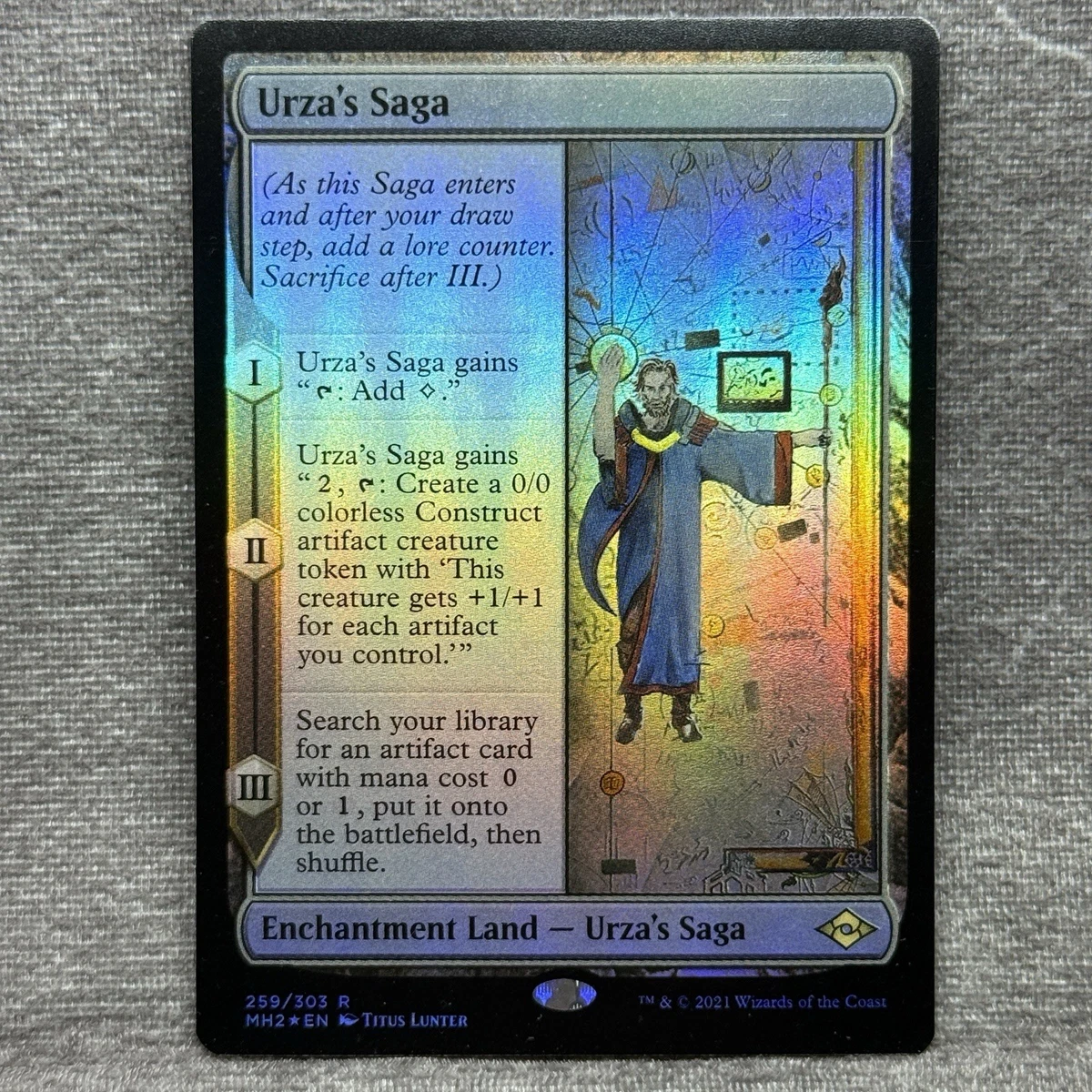 Land Foil Magic: The Gathering Trading Card Games Urza's Saga