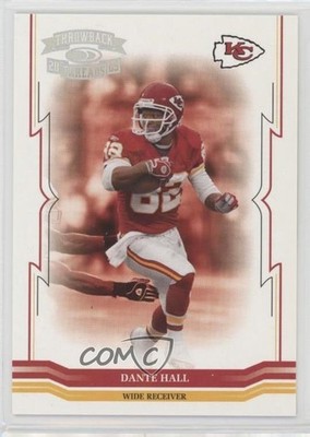 2005 Donruss Throwback Threads Silver Holofoil 49/150 Dante Hall #71 1dm4