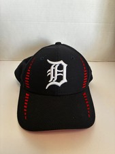 Detroit Tigers New Era 9FORTY Adjustable Hat Youth Black Red MLB Baseball Cap