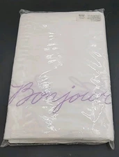 The Land of Nod Queen Bed Skirt Bonjour French NEW 60x80x14