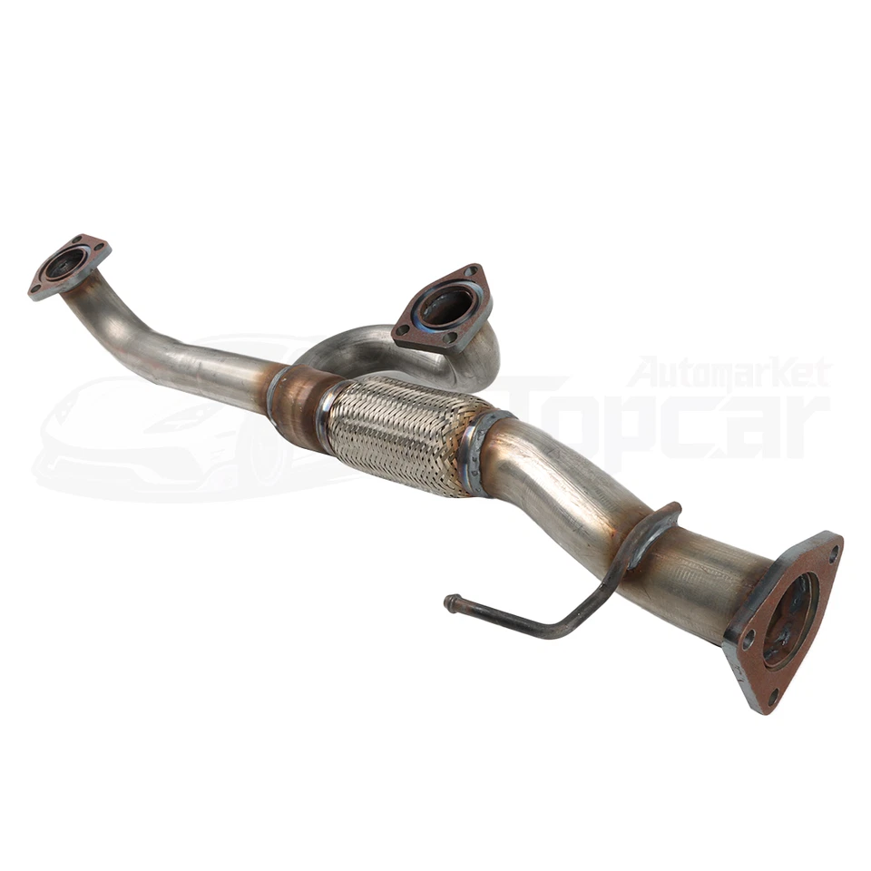 FRONT FLEX Y-PIPE Fit for 2003-2008 Honda Accord/Acura TL 3.0L/3.2L Direct-Fit Foto 4 de 4