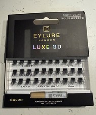 Eylure London Luxe 3D Clusters False Eyelashes with Glue18HR Glue Included